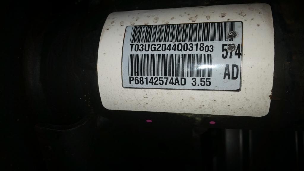 What is my axle ratio? - DODGE RAM FORUM - Ram Forums & Owners Club